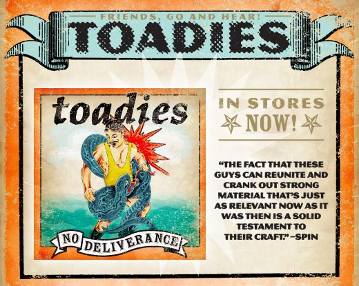 Toadies No Deliverance in Stores August 19
